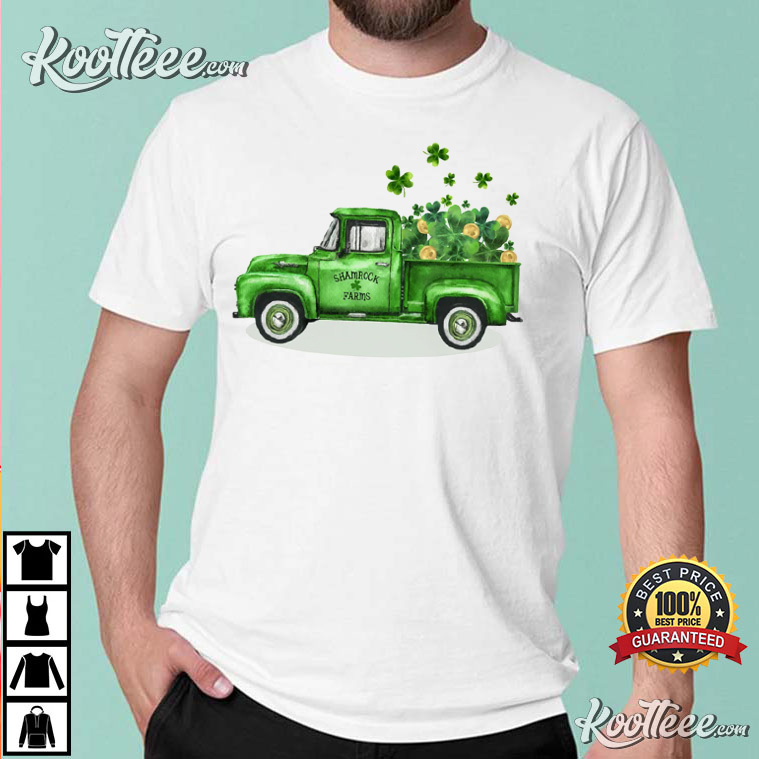 Happy St Patrick’s Day Shamrock Vintage Trucker T-shirt