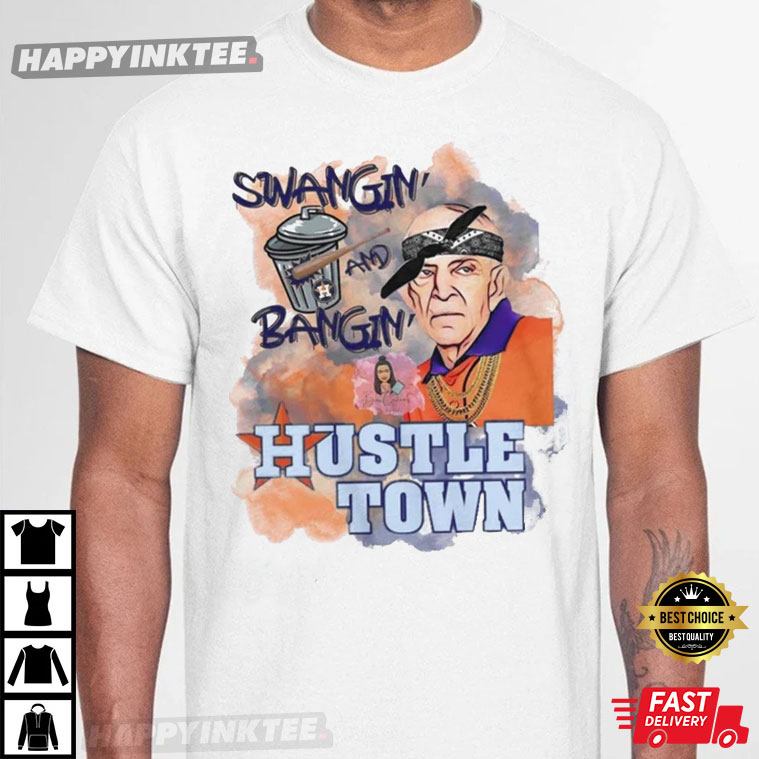 Houston Astros Mattress Mack Swagin & Bagin Hustle Town T-shirt