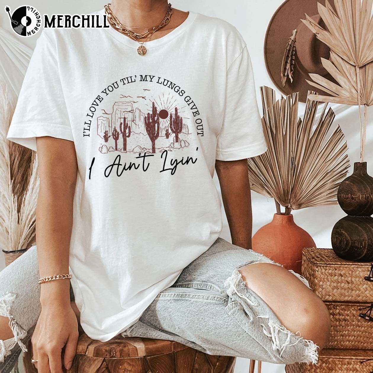 I’ll Love You Till My Lungs Give Out Tyler Childers Tee Western Shirt