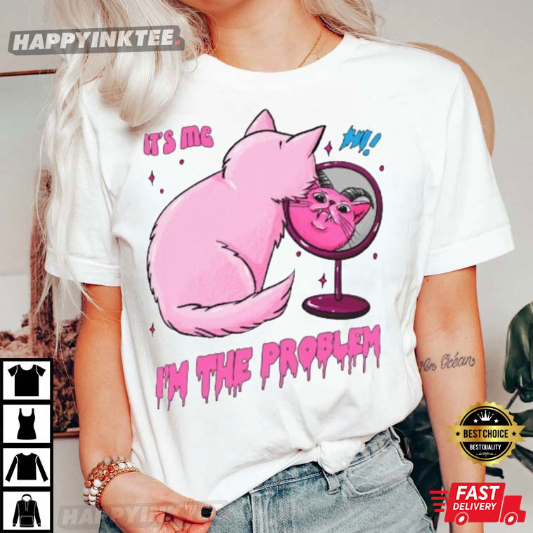 I’m The Problem Goth Cat T-shirt