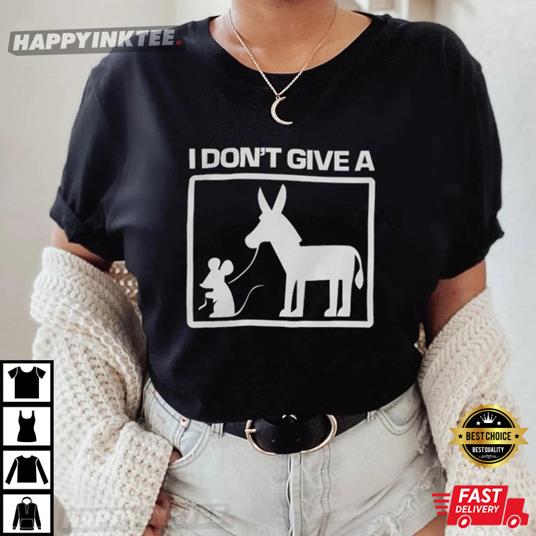 I Don’t Give A Rats Ass With Donkey T-shirt
