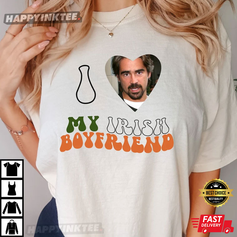 I Love Colin Farrell St Patrick’s Day Comfort Colors T-shirt
