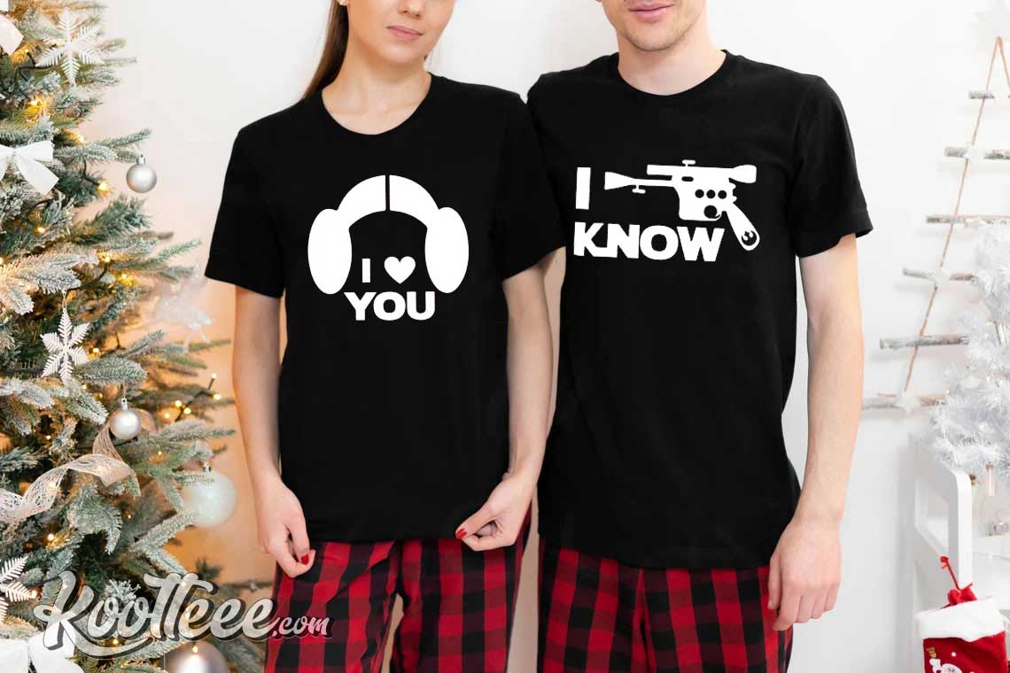 I Love You I Know Mr And Mrs Valentine’s Day Couple Shirts