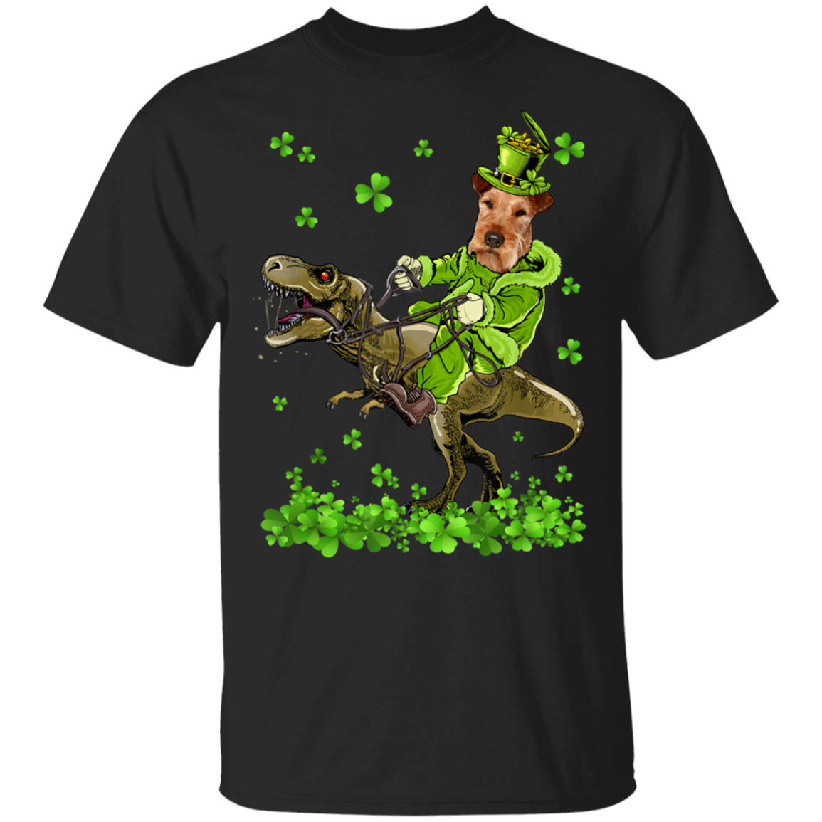 dinosaur st patricks shirt