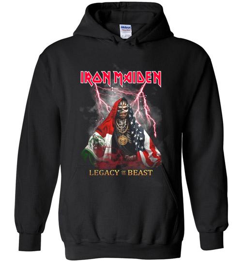 iron maiden legacy of the beast hoodie