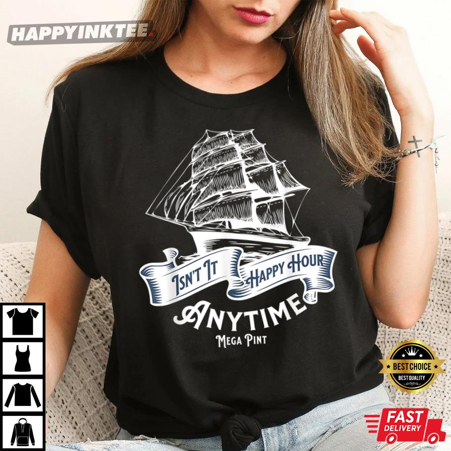 Isn’t Happy Hour Anytime Mega Pint Johnny Depp T-shirt