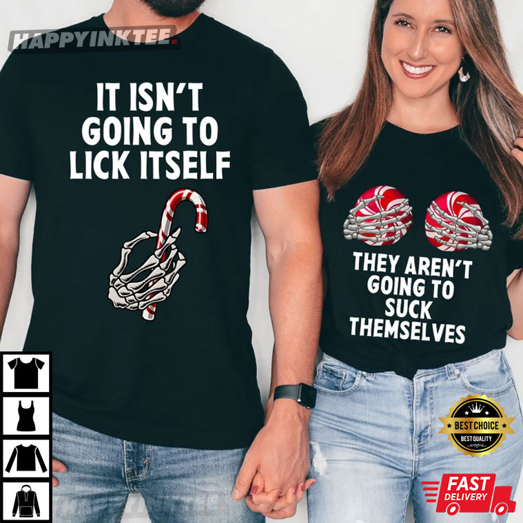 It Isn’t Going To Lick Itself Christmas Couples Shirt