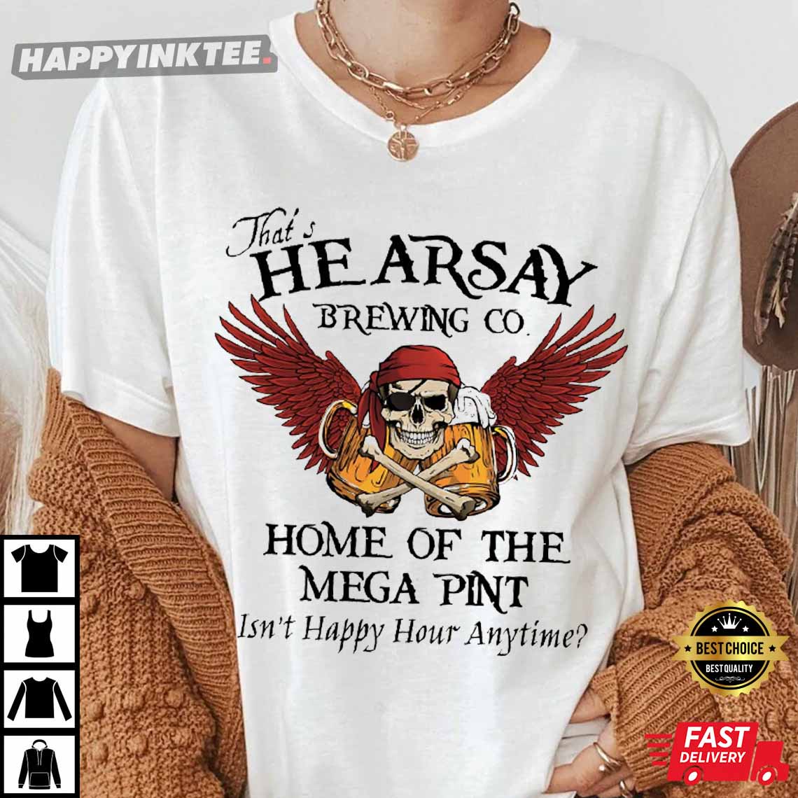 Justice For Johnny Depp, Isn’t Happy Hour Anytime T-shirt