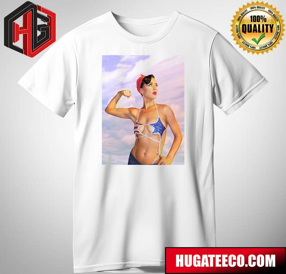 Katy Perry Woman’s World Is Going To Work In One Week Happy Fourth July Day T-shirt