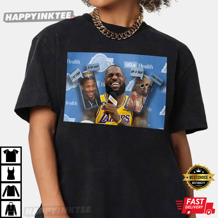 Lebron James Ja Morant I’m Fine In The West Dillon Brooks T-shirt