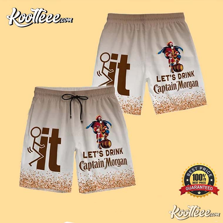 Let’s Drink Captain Morgan Hawaiian Shorts