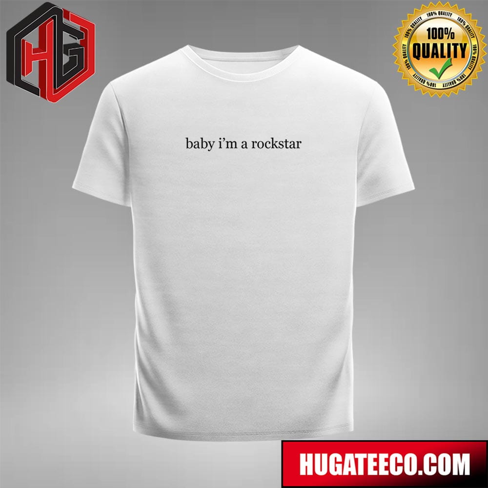 Lisa Blackpink Rockstar Lyric Baby I’m A Rockstar T-shirt
