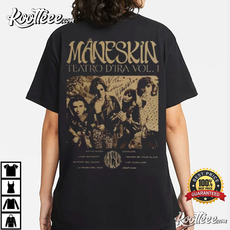 Maneskin Teatro D’ira Album T-shirt