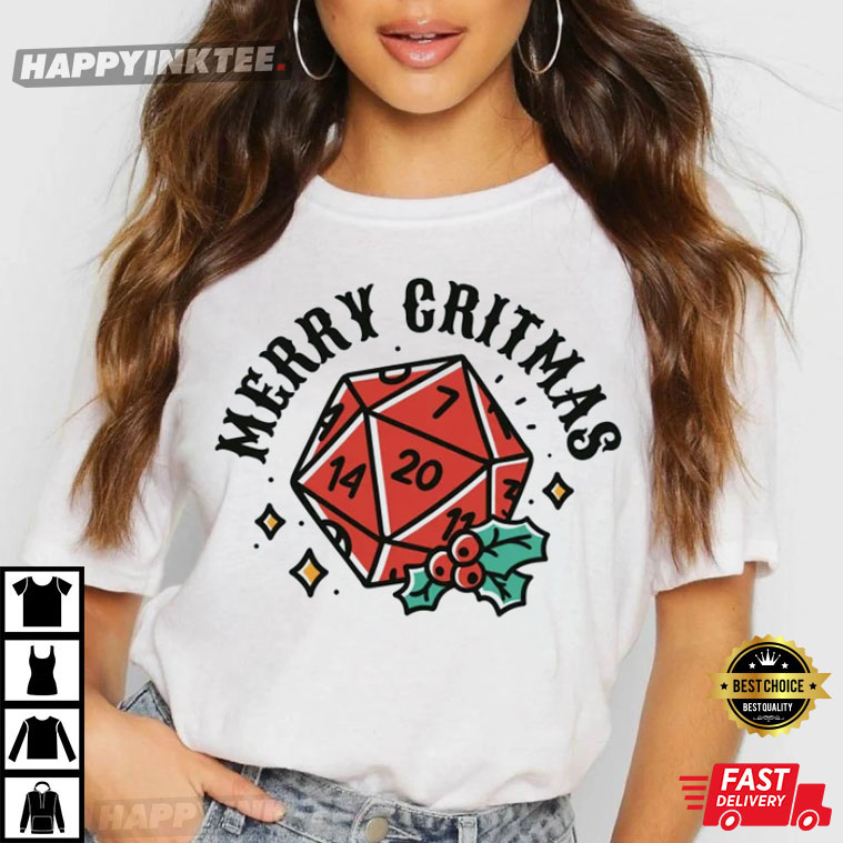 Merry Christmas Dungeons & Dragons T-shirt