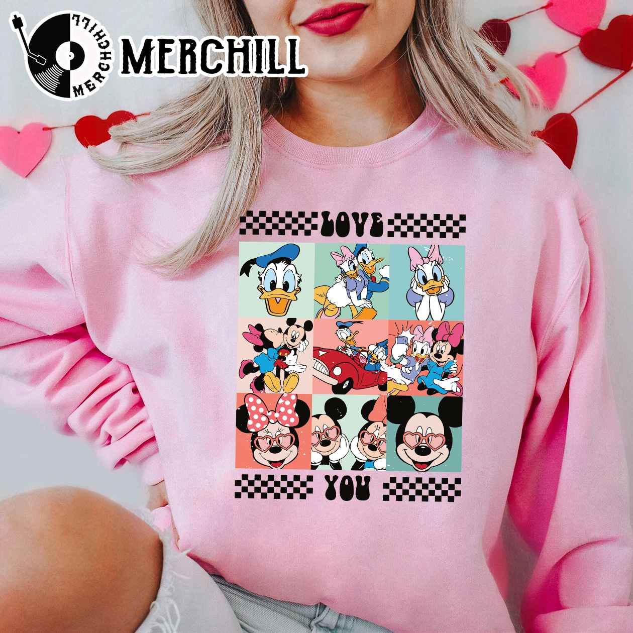 Mickey And Friends Valentine Shirt Disney Happy Valentine’s Day Gift