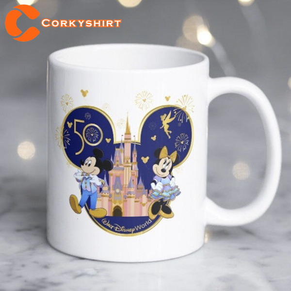 Mickey And Minnie Disney’s 50th Anniversary Mug