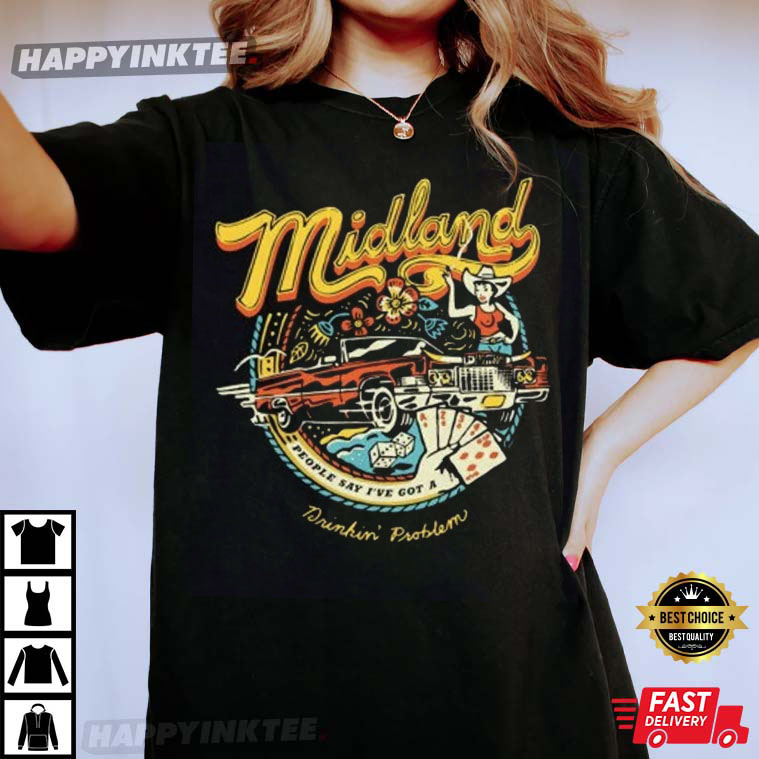 Midland Band Drinkin’ Problem Album T-shirt
