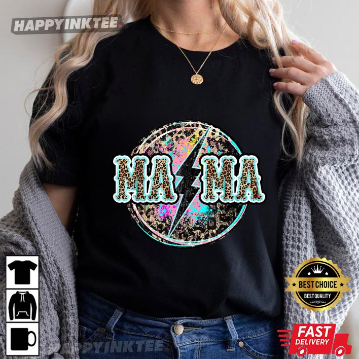 Mother’s Day Mama Lightning Bolt Gift For Mom T-shirt