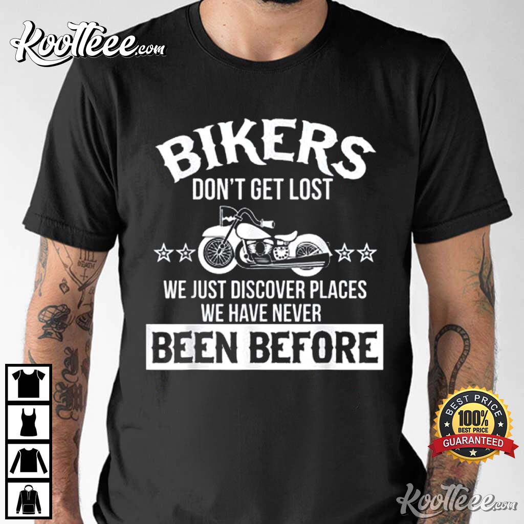 Motorcycle Bikers Don’t Get Lost Vintage T-shirt