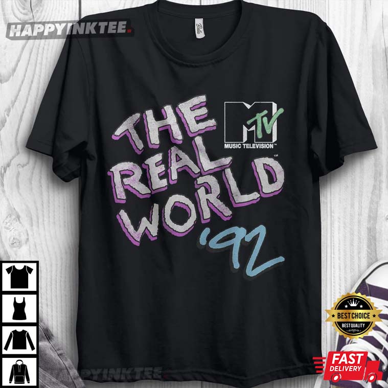 Mtv The Real World ’92 Vintage Logo T-shirt