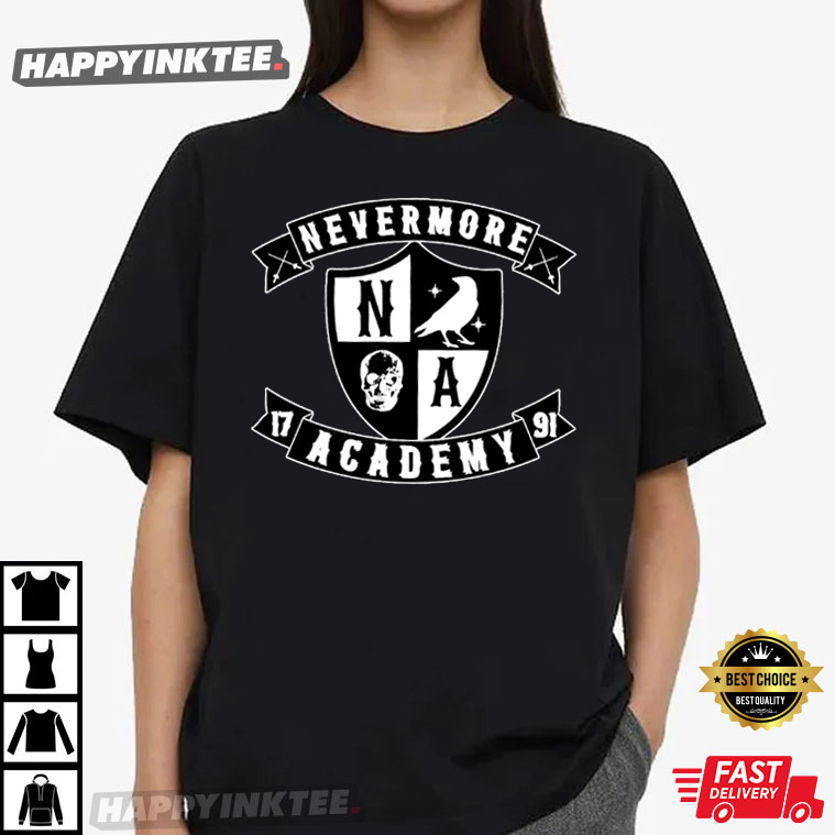 Nevermore Academy Est 1791 The Best Horror Series “wednesday” T-shirt