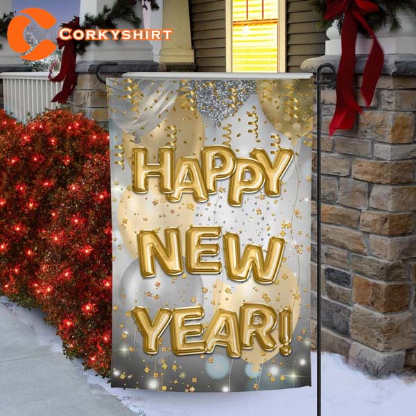 New Year’s Eve Party Sign New Decoration Garden Flag