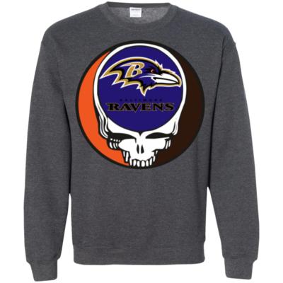Nfl – Baltimore Ravens Grateful Dead Steal Your Face Football Nfl Shirts