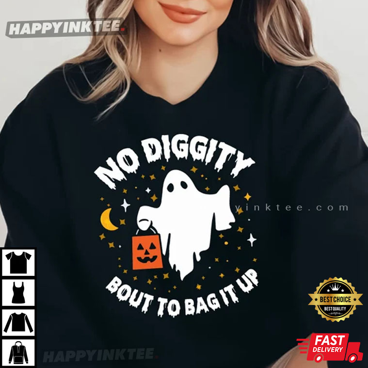 No Diggity ‘bout To Bag It Up Baby Halloween T-shirt