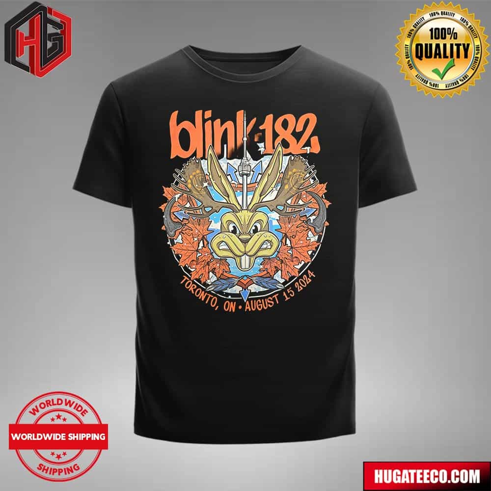 Official Blink-182 For Today’s Show 15 August 2024 At The Rogers Center In Toronto On Canada Merch T-shirt