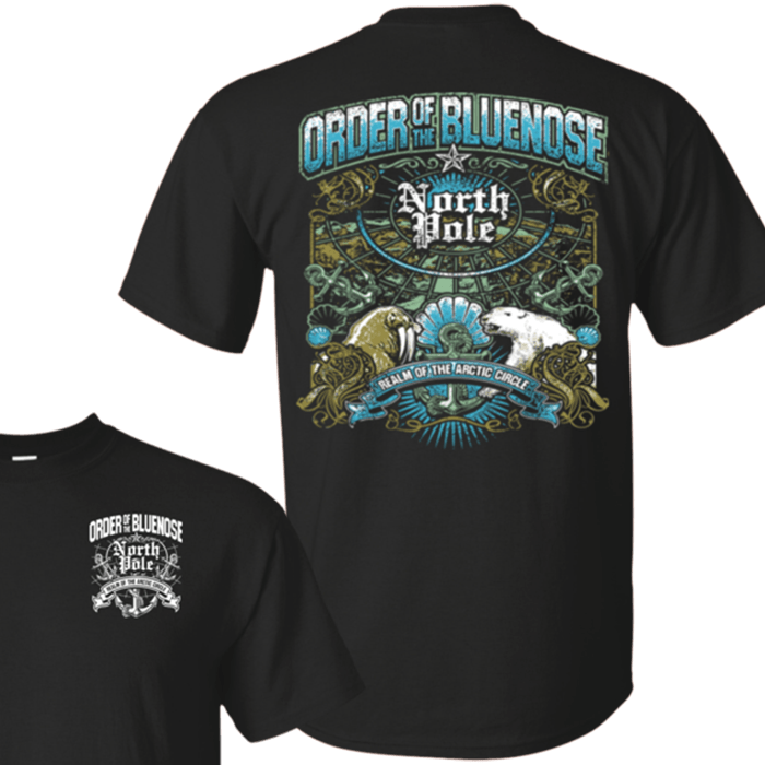 Order Of The Blue Nose – Left Chest And Back – T-shirt