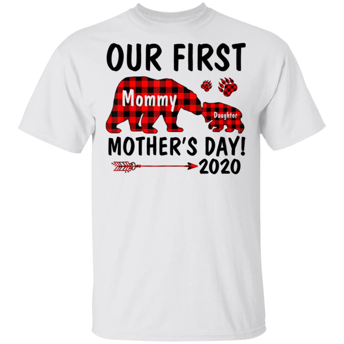 Our first mothers day 2020 plaid bear mommy and daughter