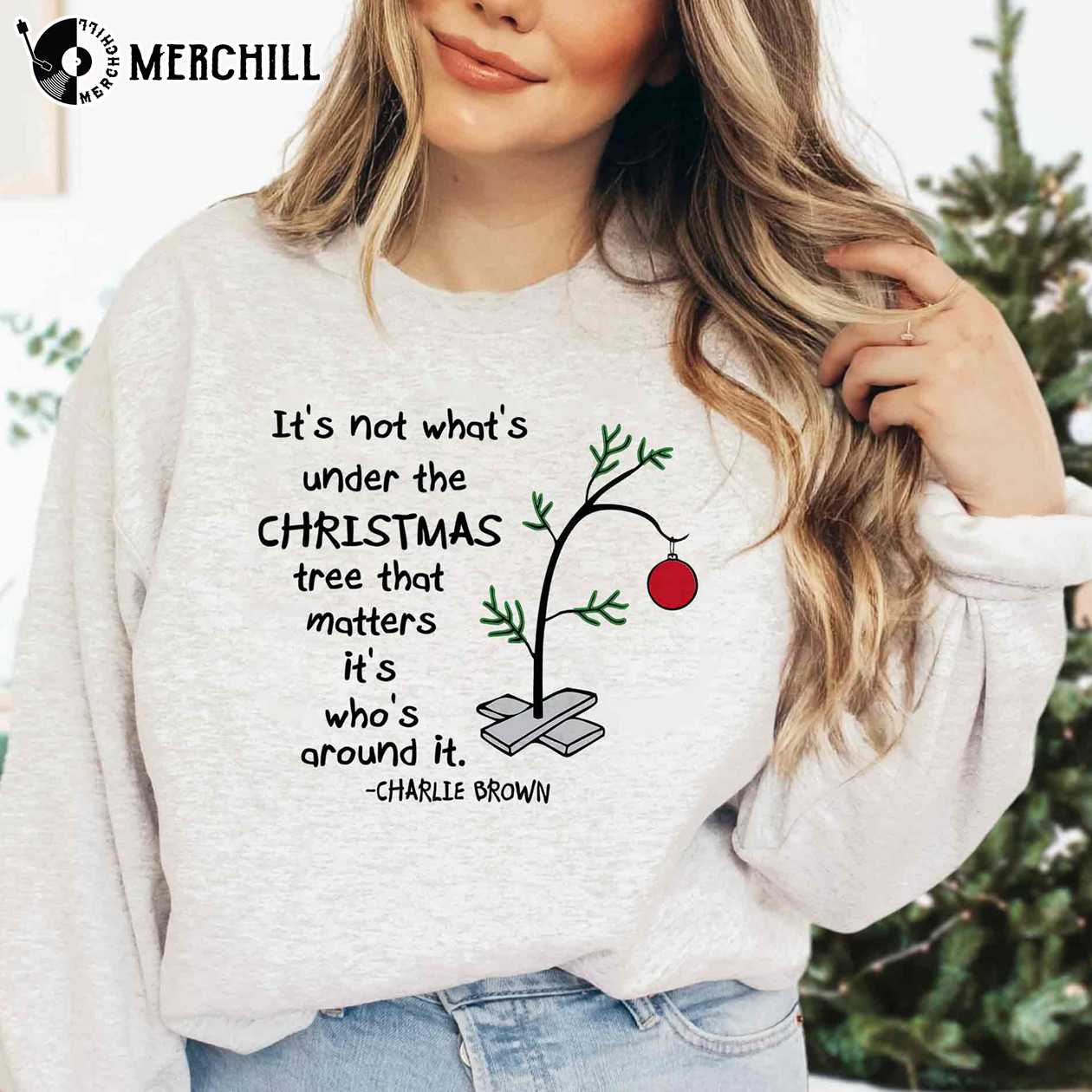 Peanuts Charlie Brown Shirt It’s Not What’s Under The Christmas Tree