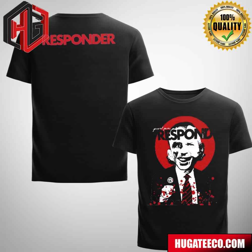 Pearl Jam’s Dark Matter Tour Merchandise 2025 Respond Two Sides T-shirt