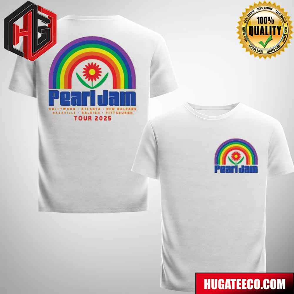 Pearl Jam’s Dark Matter World Tour 2025 Two Sides Merchandise Unisex T-shirt