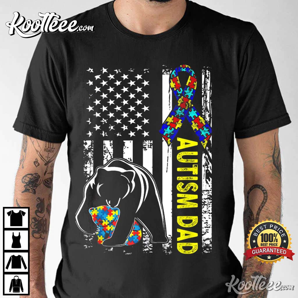 Proud Dad Autism Awareness Father’s Day T-shirt