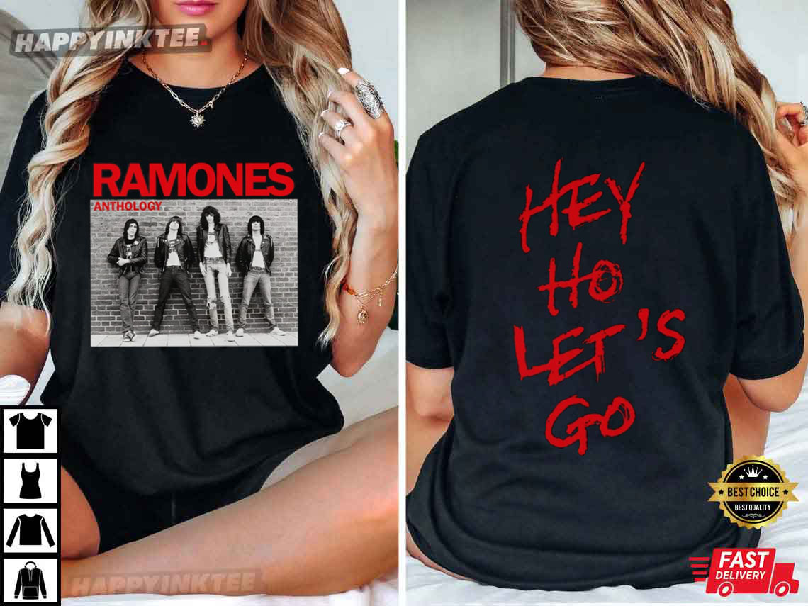 Ramones Anthology Hey Ho Let’s Go T-shirt