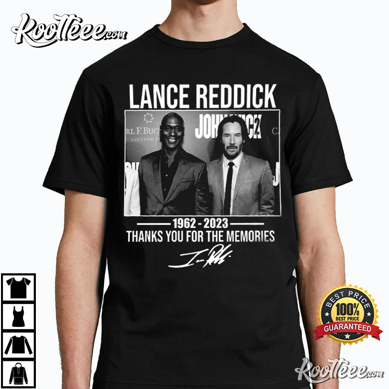 Rip Lance Reddick Thank You For The Memories 1963 – 2023 T-shirt