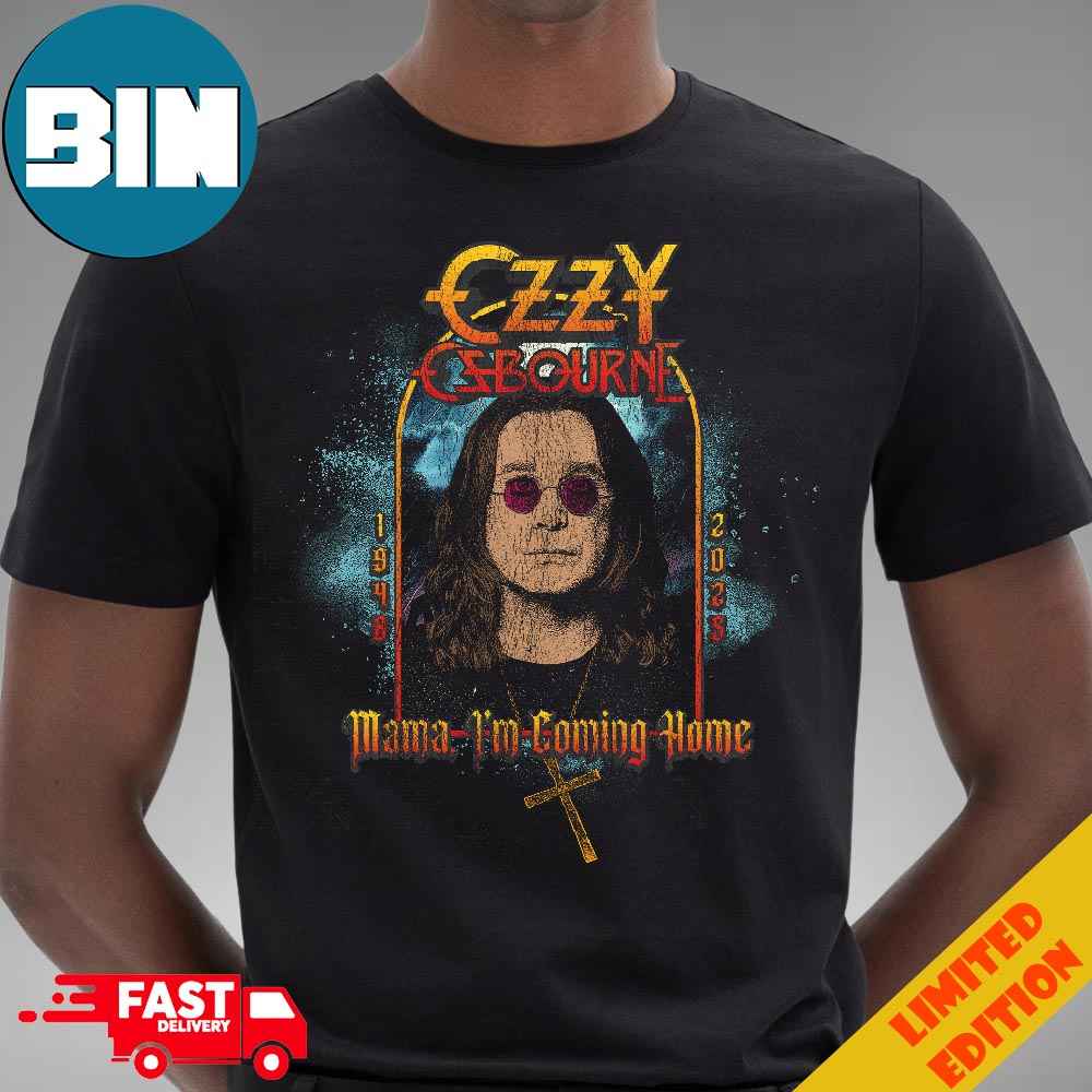 Rip Ozzy Osbourne 1948-2025 Mama I’m Coming Home T-shirt