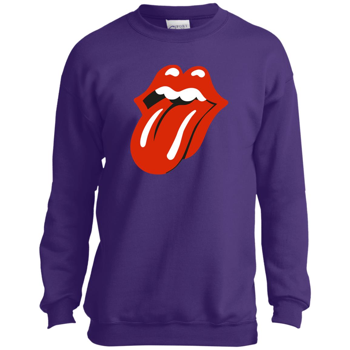 rolling stones cheetah tongue sweatshirt