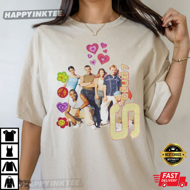 S Club Uk 90’s Music Band 7 Party 2023 Top Tour T-shirt