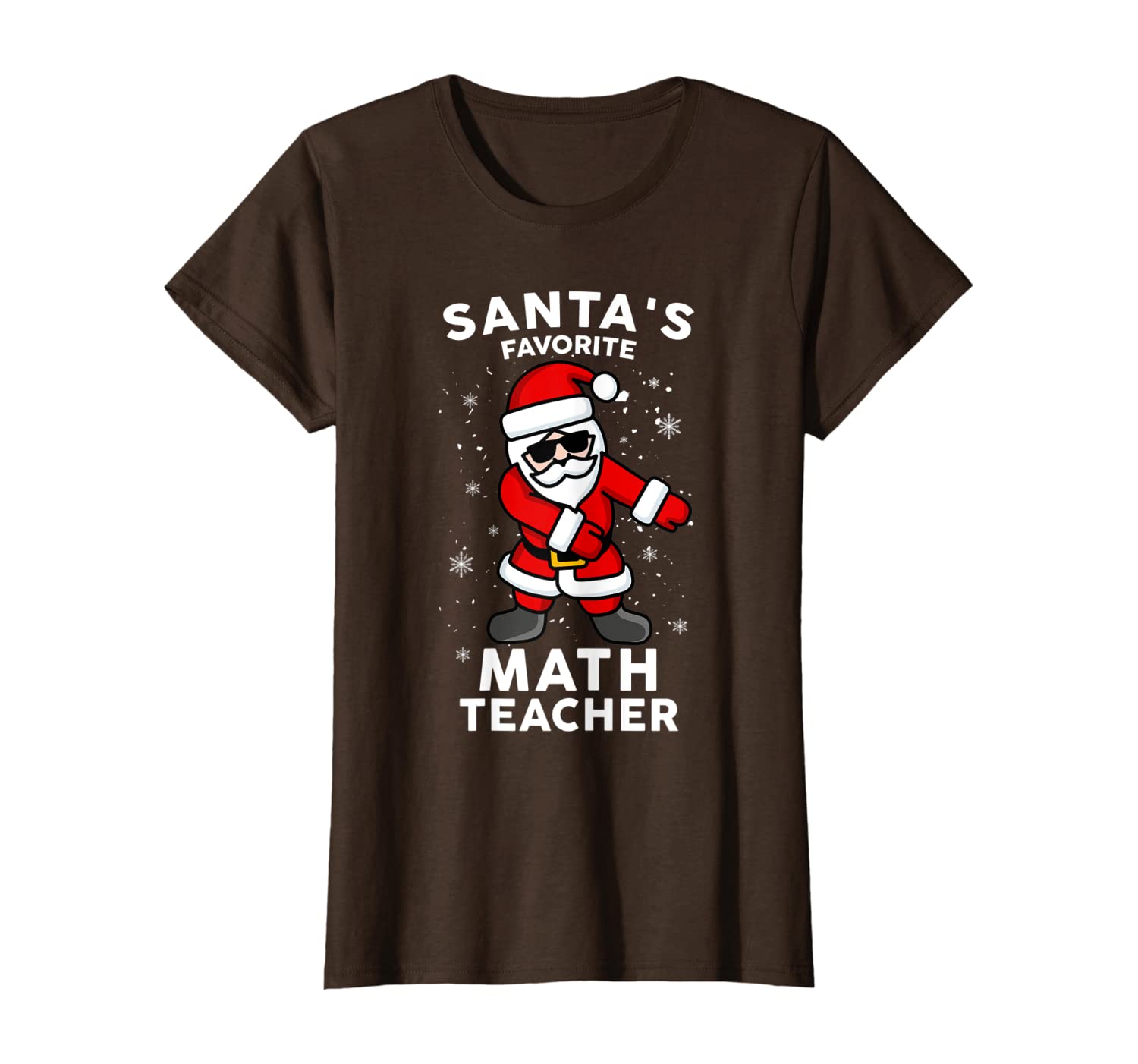 Santas Favorite Math Teacher Cute Math Christmas Gifts T Shirt