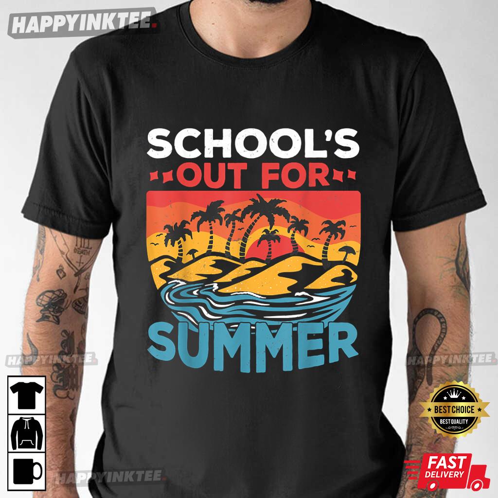 School’s Out For Summer Vintage Last Day Of School T-shirt