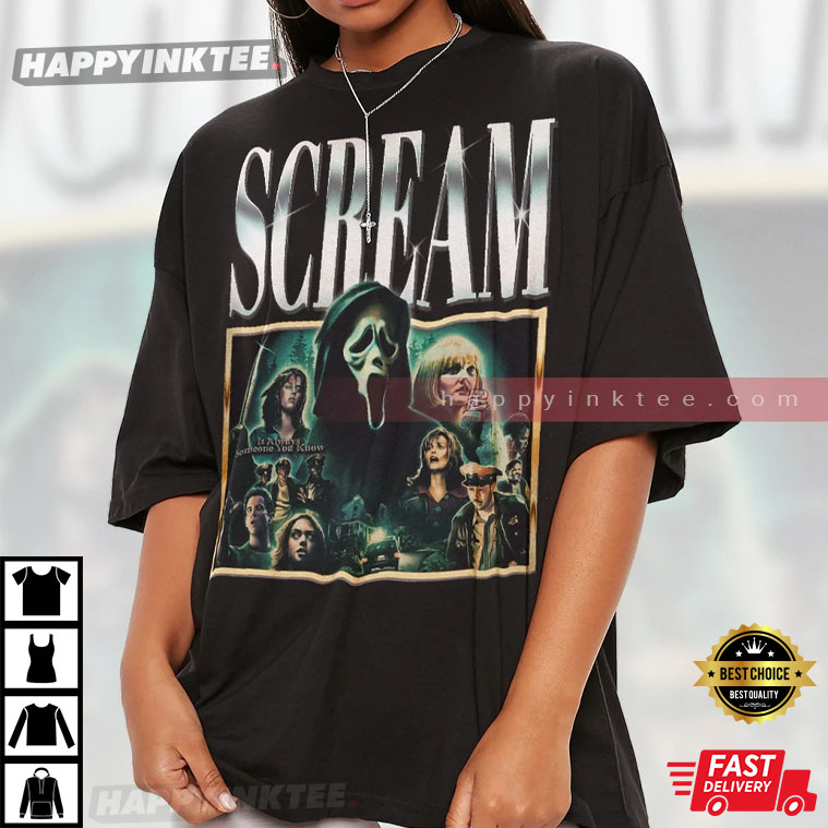 Scream Let’s Watch Scary Movie T-shirt