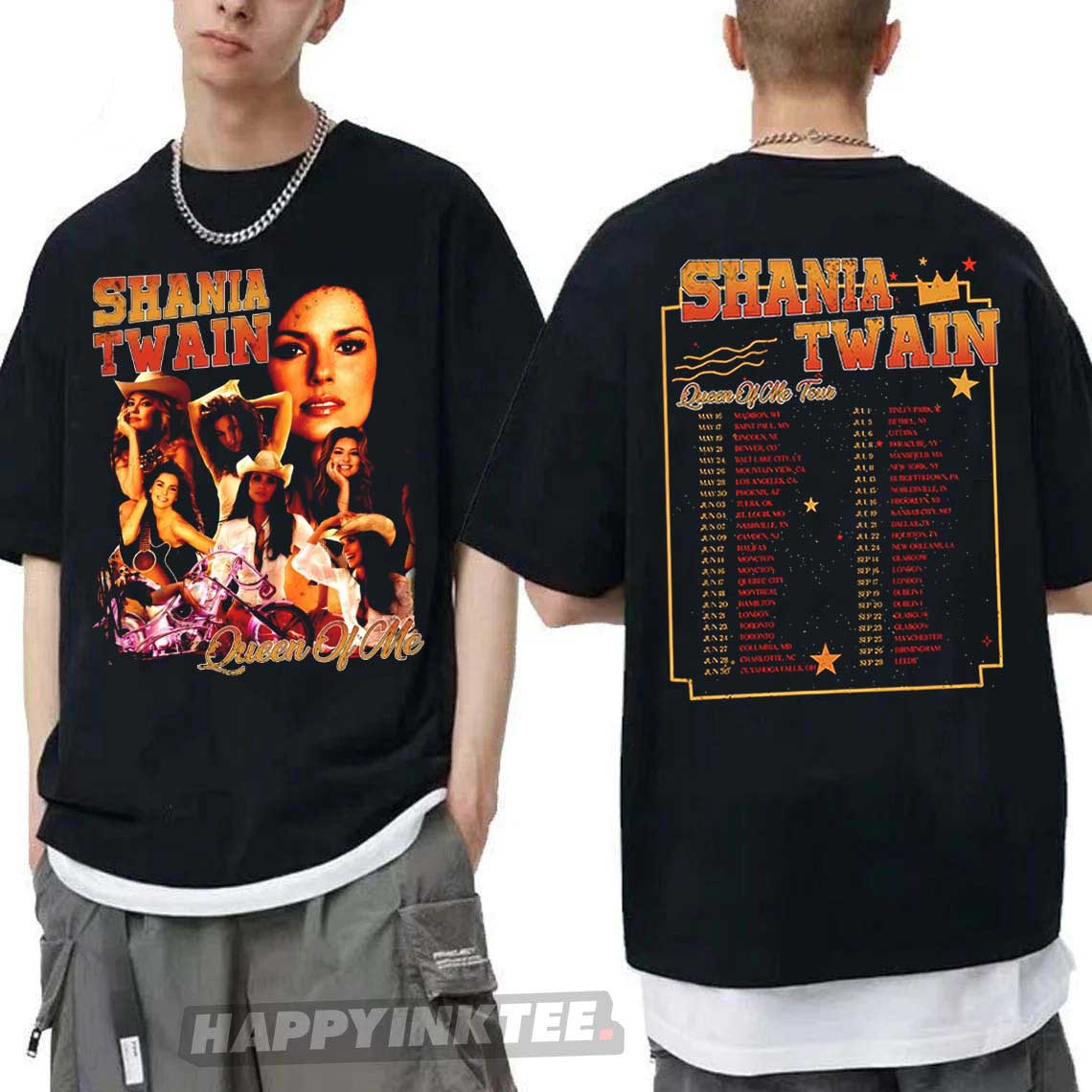 Shania Concert 2023 Shania Let’s Go Girls Queen Of Me T-shirt