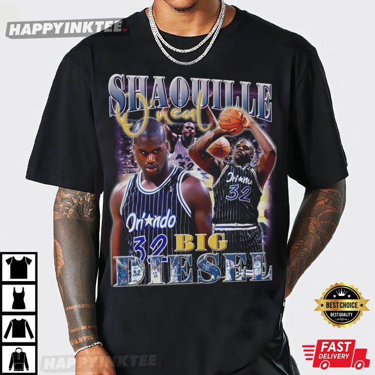 Shaquille O’neal 90s Orlando Magic T-shirt