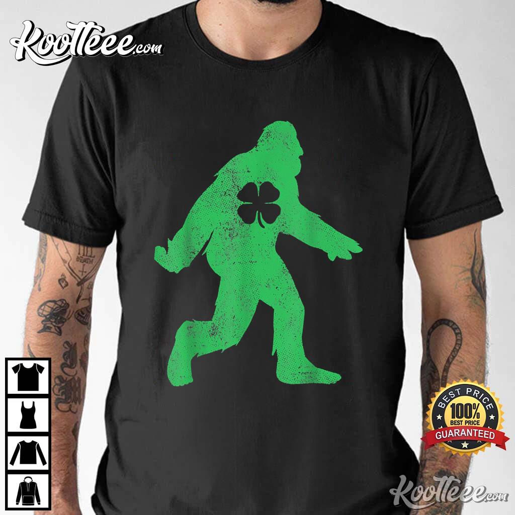 St Patrick’s Day Bigfoot Irish T-shirt
