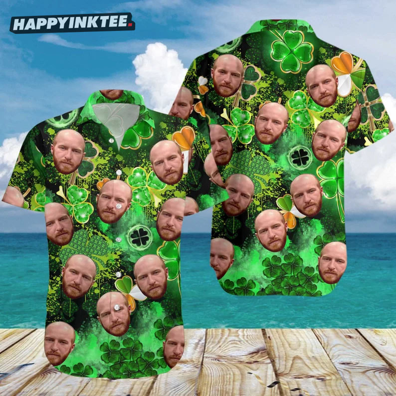 St.patrick’s Day Hawaiian, Clover Irish Hawaiian Shirt