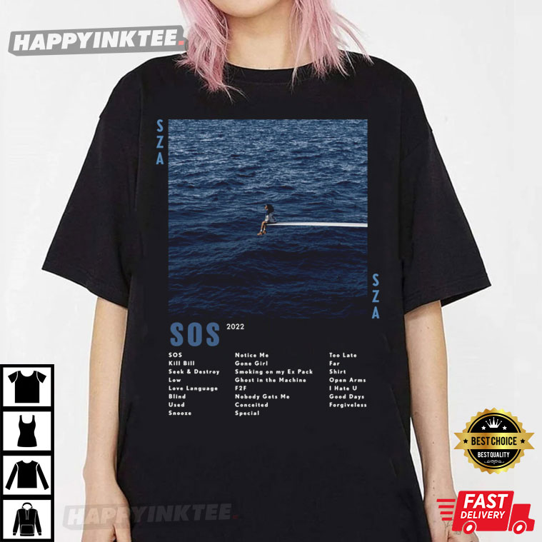 Sza, Sos R&b Vintage Y2k Style T-shirt