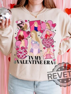 Taylor Swift In My Valentine Era Shirt Hoodie Sweatshirt Lover Version Valentines Sweatshirt Perfect Gift For Men And Women