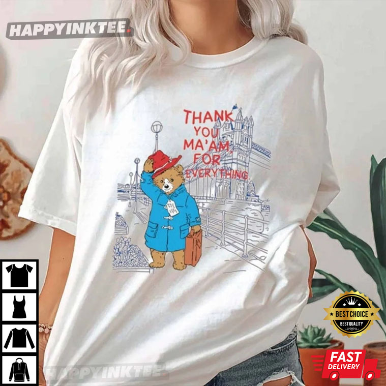 Thank You Ma’am For Everything Queen Elizabeth Ii Royal Family T-shirt